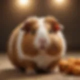 A variety of guinea pig breeds showcasing their distinct colors and fur textures.
