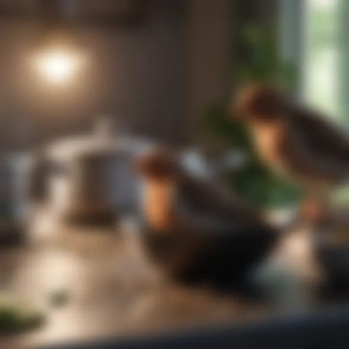 Bird owner assessing cookware safety