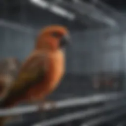 Spacious Prevue Hendryx flight cage showcasing multiple levels