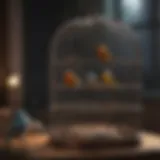 Various types of bird cages showcasing different designs and styles