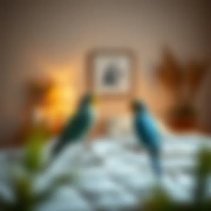 Designing a Tranquil Environment for Birds Calming elements in a bird-friendly bedroom