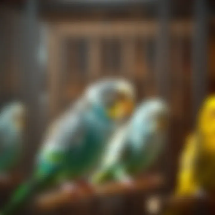 Design features enhancing budgie comfort and activity