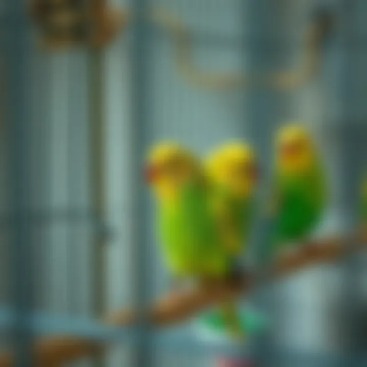 Materials used in constructing budgie cages