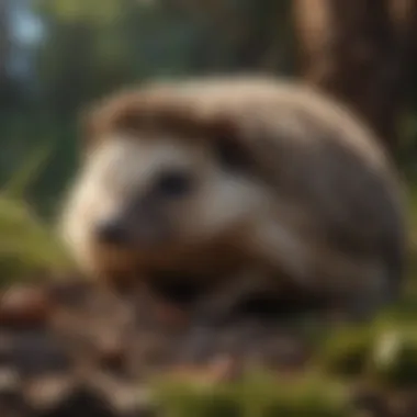 A cozy and temperature-regulated hedgehog enclosure demonstrating ideal living conditions.