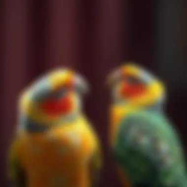 Strengthening Bonds Through Understanding Illustration showing the emotional bond between a bird and its owner