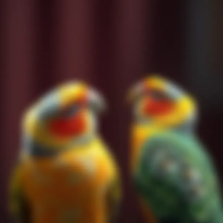 Strengthening Bonds Through Understanding Illustration showing the emotional bond between a bird and its owner