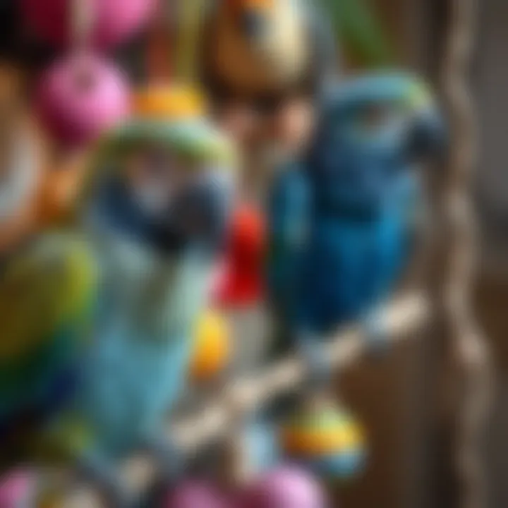 Safe Materials for XL Bird Toys Materials used in safe bird toys for larger species